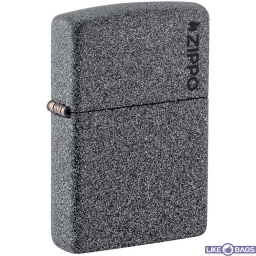 zippo 211ZL Classic Iron Stone Zippo Logo