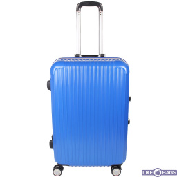 Маленька пластикова валіза на коліщатках, синій