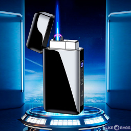 Запальничка сенсорна юсб 2 дуги + форсунка в подарунковій упаковці LB-782