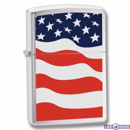 Бензинова запальничка Zippo 24375 AMERICAN FLAG (Американський прапор).