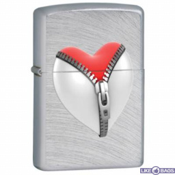 Запальничка Zippo 28327 Zip Heart (Серце із змійкою)