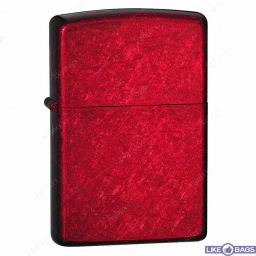 Zippo Candy Apple Red 21063 Бензинова запальничка Zippo яскраво-червона карамель