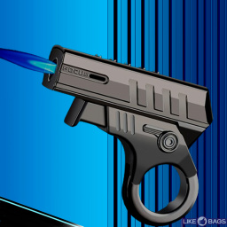 Турбо Запальничка пістолет на одну форсунку в подарунковій упаковці LB-764