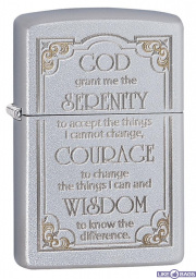 Zippo Serenity Prayer 28458, запальничка зиппо Молитва про спокій
