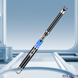 Кухонна USB запальничка Lumin чорна з підсвіткою LB-809B