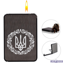 Запальничка газова Герб України з футляром у подарунковій упаковці 648