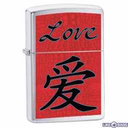 Бензинова запальничка Zippo 24263 Chinese Symbol Love (Китайський ієрогліф кохання)