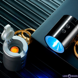 Запальничка usb + ліхтарик + брелок у подарунковій упаковці LB-790B