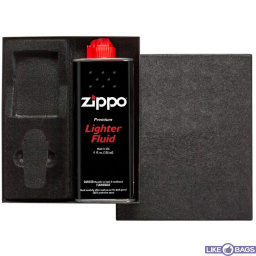 Подарунковий набір для запальничок zippo + бензин zippo