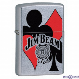 Бензинова запальничка Zippo 24054 JIM BEAM CARDS (Джим Бім, карти).