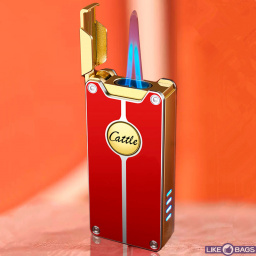 Запальничка электро автоген + турбо Cattle у подарунковій упаковці LB-699Y