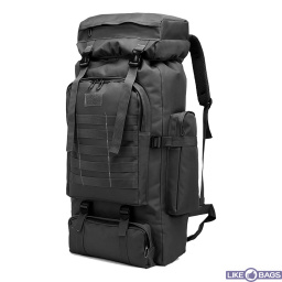 Тактичний рюкзак армійський Darvall рюкзак бойовий 60L рюкзак чорний військовий штурмовий LB-459