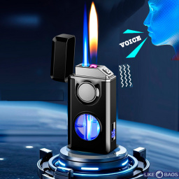 Подарункова запальничка з голосовим керуванням SmartTorch LB-824B, імпульсна запальничка 3 в 1 